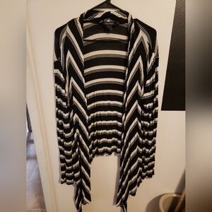 Black and white cardigan